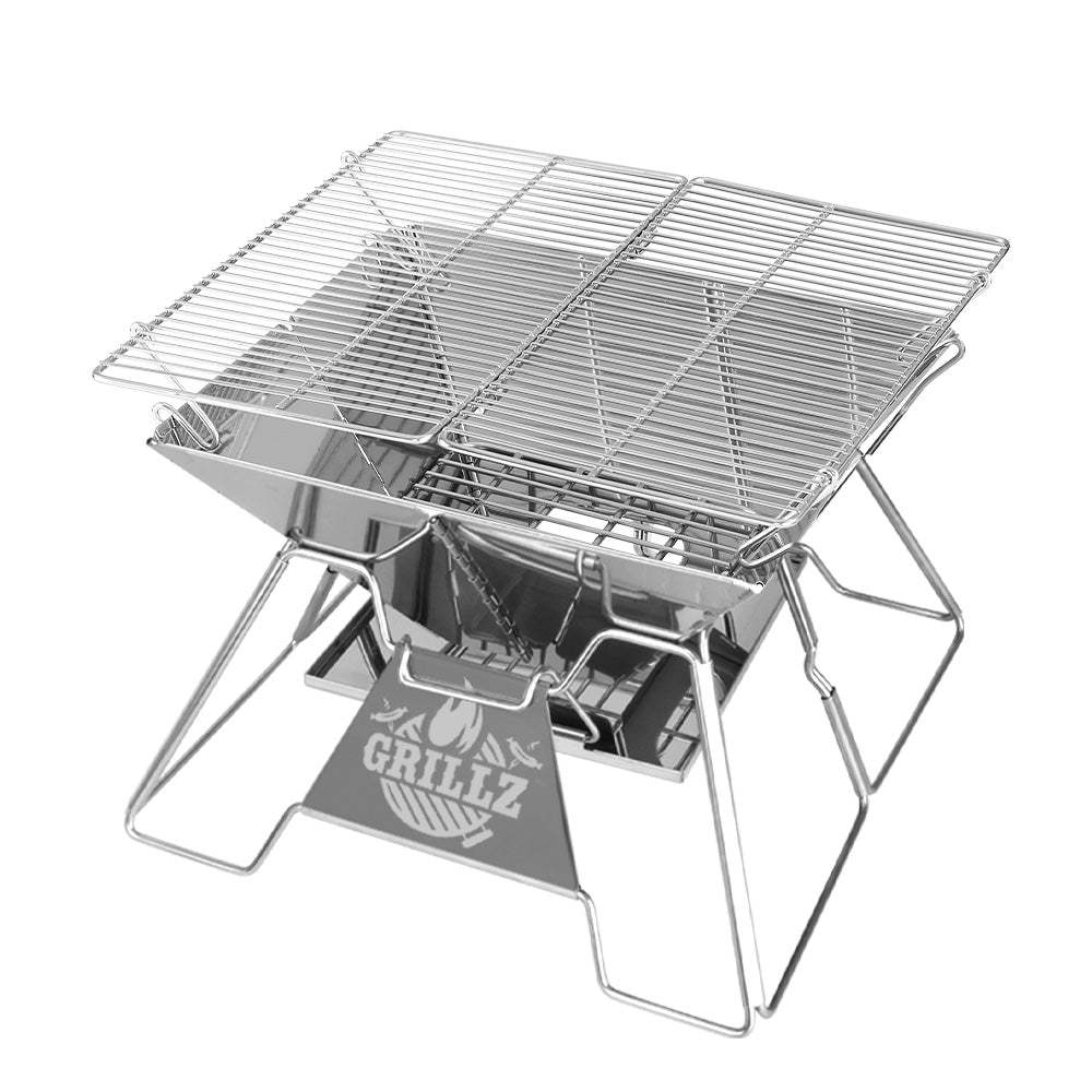 Grillz Fire Pit BBQ Grill